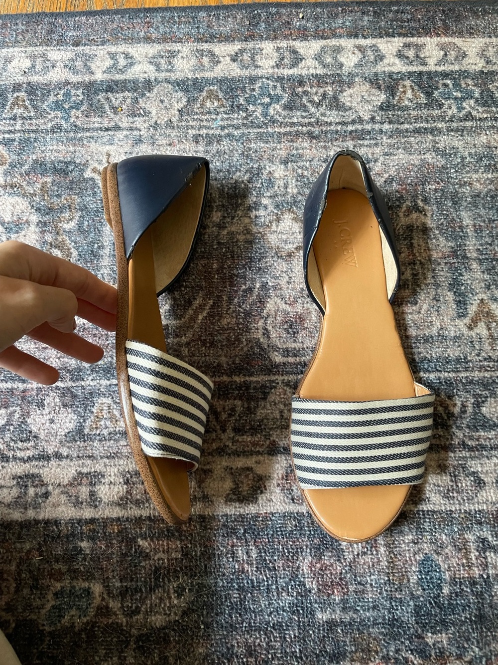🌊Jcrew slide flats🌊